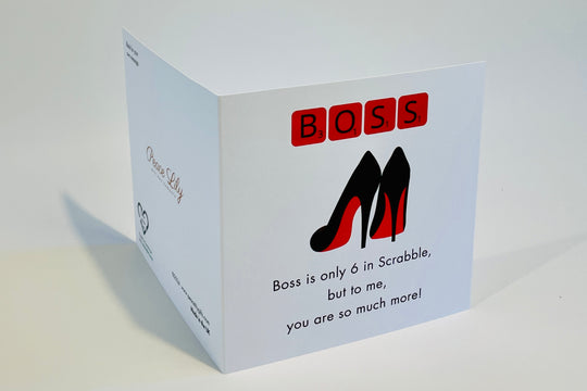 Boss Scrabble Card