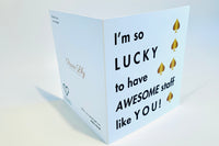 Lucky Awesome Staff Card