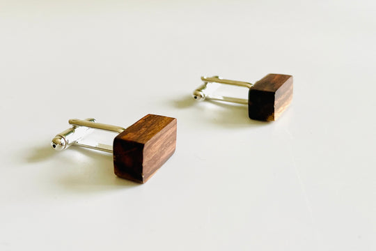 Handcrafted Bristol Wooden Cufflinks