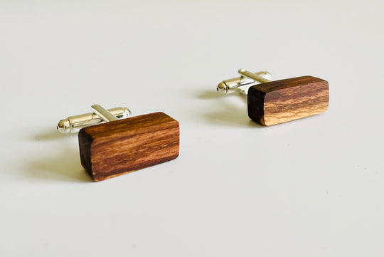 Handcrafted Bristol Wooden Cufflinks